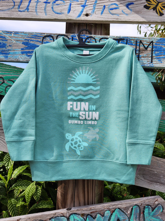 SKIPPER TURTLE TODDLER CREW FLEECE PULLOVER