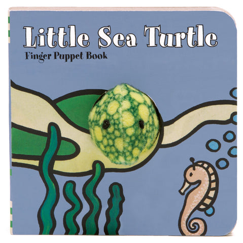 LITTLE SEA TURTLE FINGER PUPPET BOOK