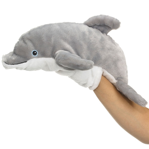 16'' DOLPHIN PLUSH PUPPET ECOPALS