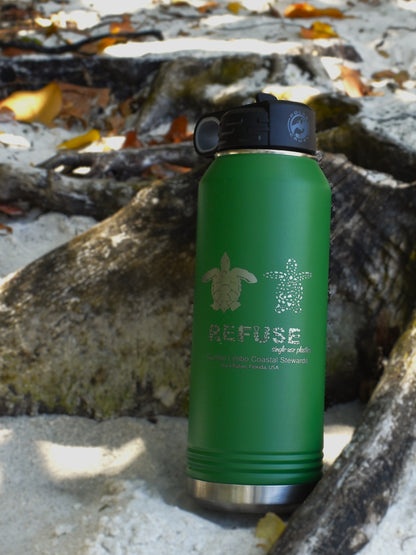REFUSE CAMPAIGN INSULATED WATER BOTTLE 32 OZ.