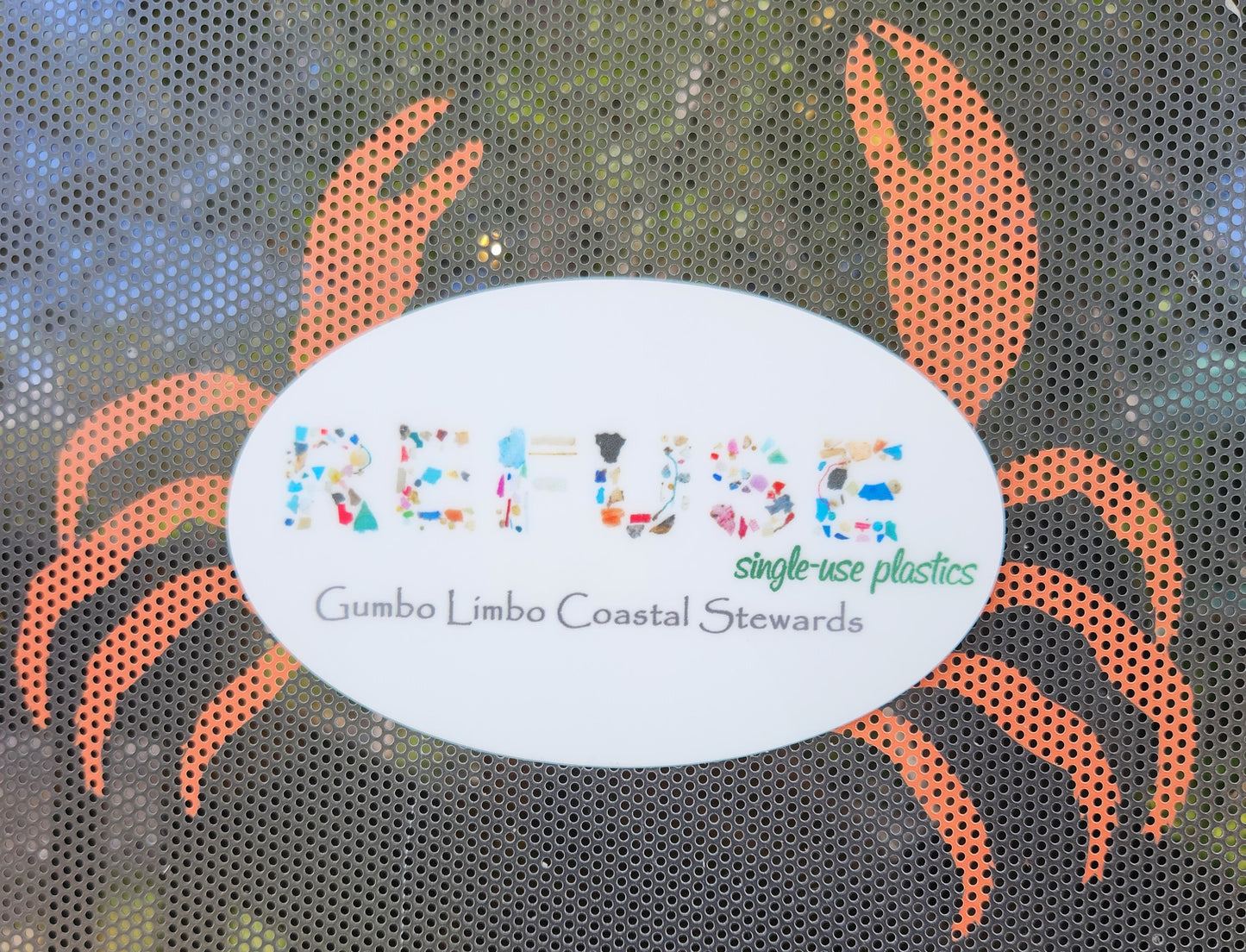 REFUSE SINGLE-USE PLASTICS STICKER