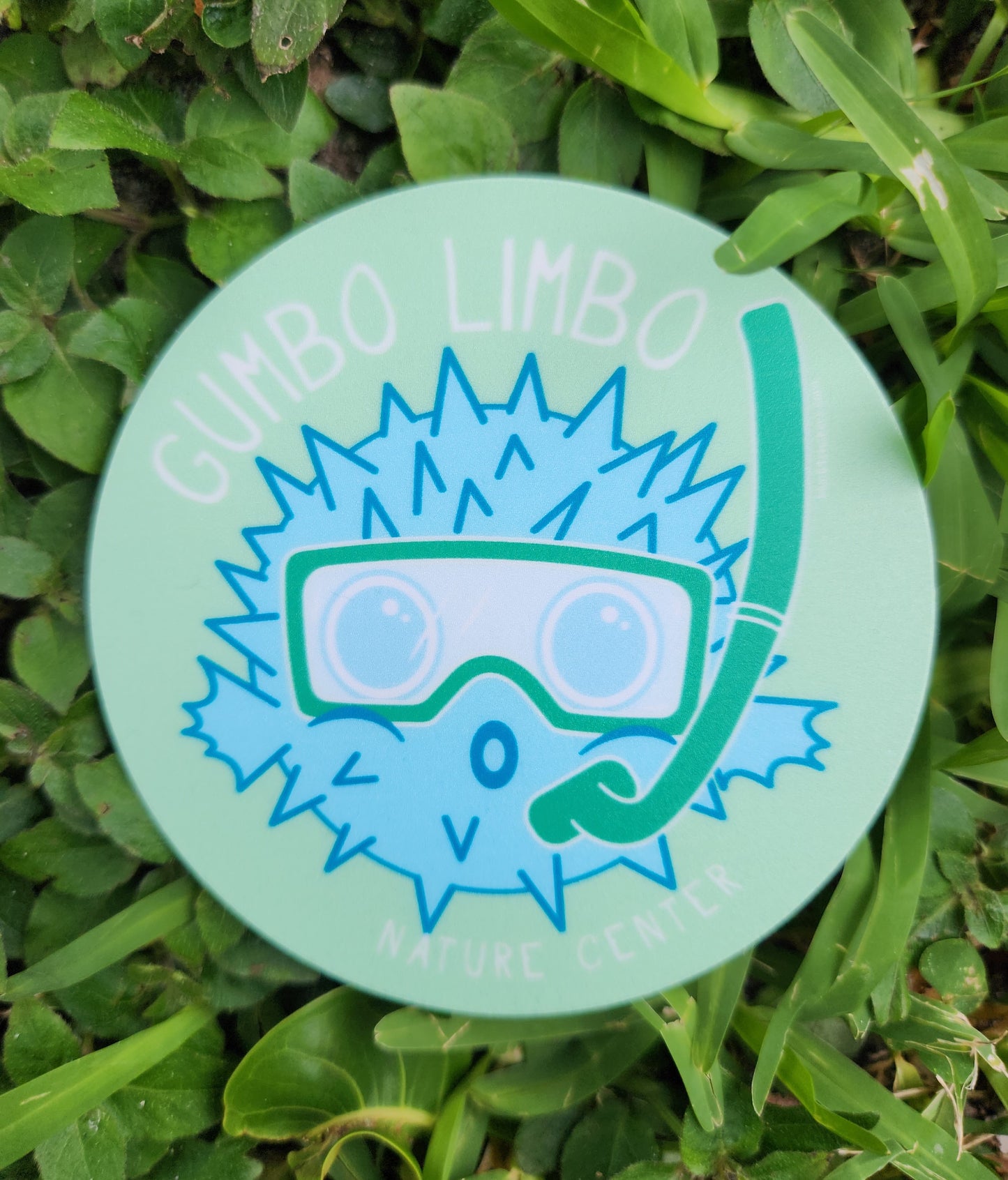Looking Sharp Puffer Fish Sticker