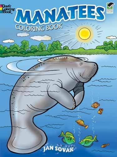 MANATEES COLORING BOOK