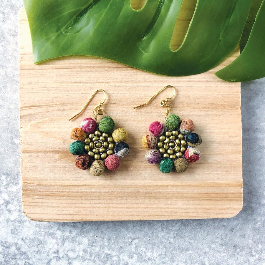 KANTHA BEAD EARRINGS