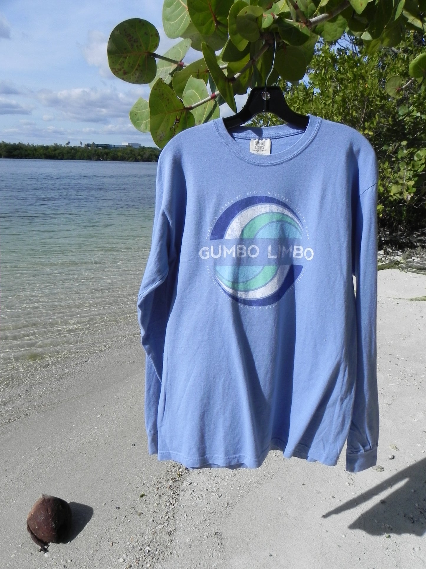 COASTAL PARADISE CIRCLE LS BLUE