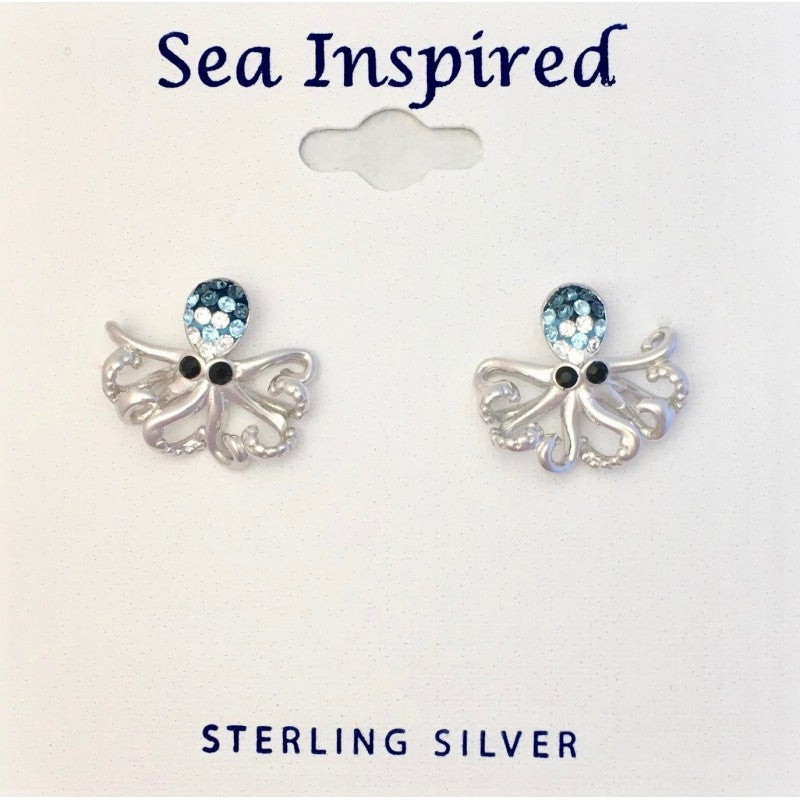 SWAROVSKI OCTOPUS EARRING BOXED